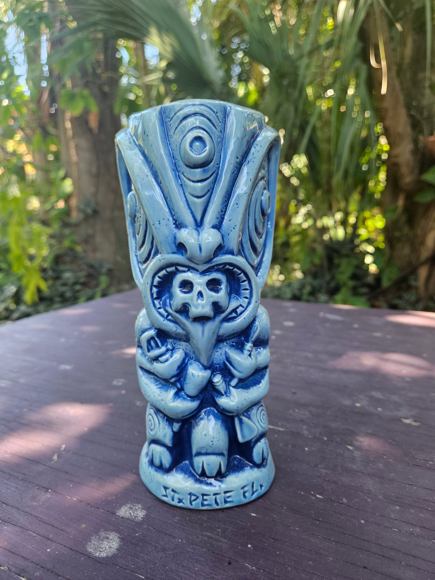 Blue Green Tiki